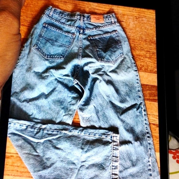 🌹  High Mom Jeans For Joseph Wedge  Sexy Vintage Cut Sz 26 - Picture 5 of 16